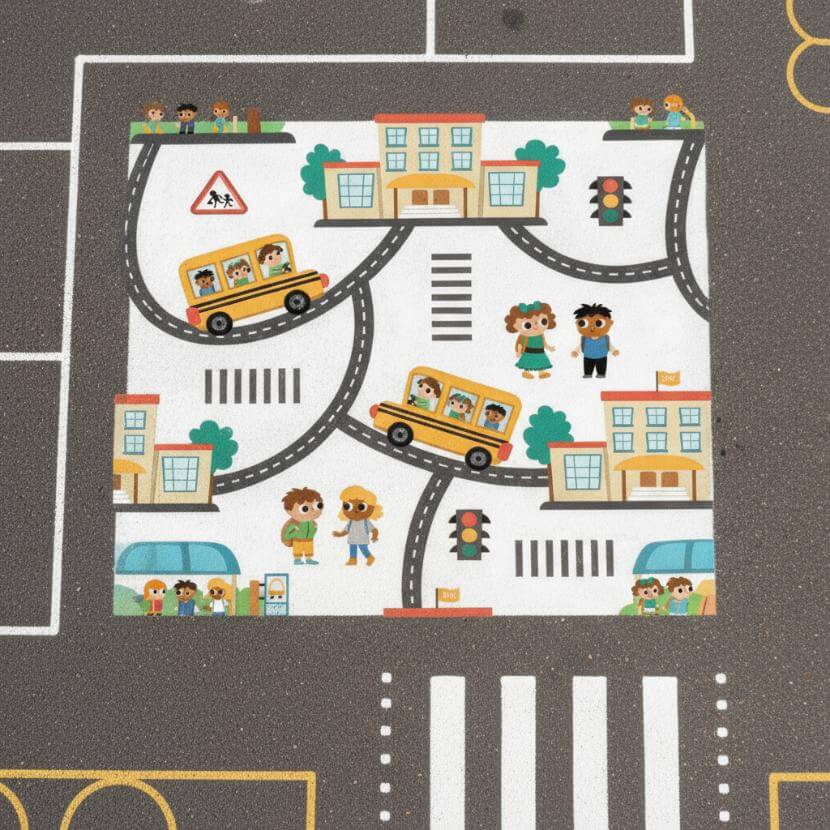 Playground Line Painting