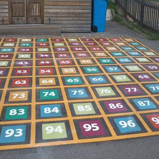 Wetpour Markings Installation